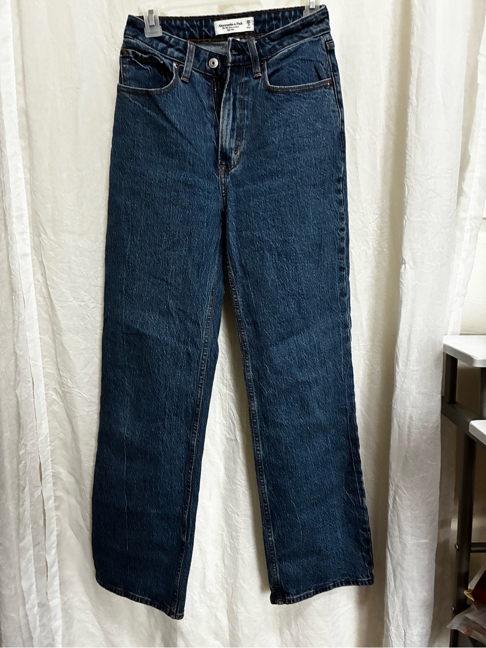 Dark Blue junior Relax Jean High Rose